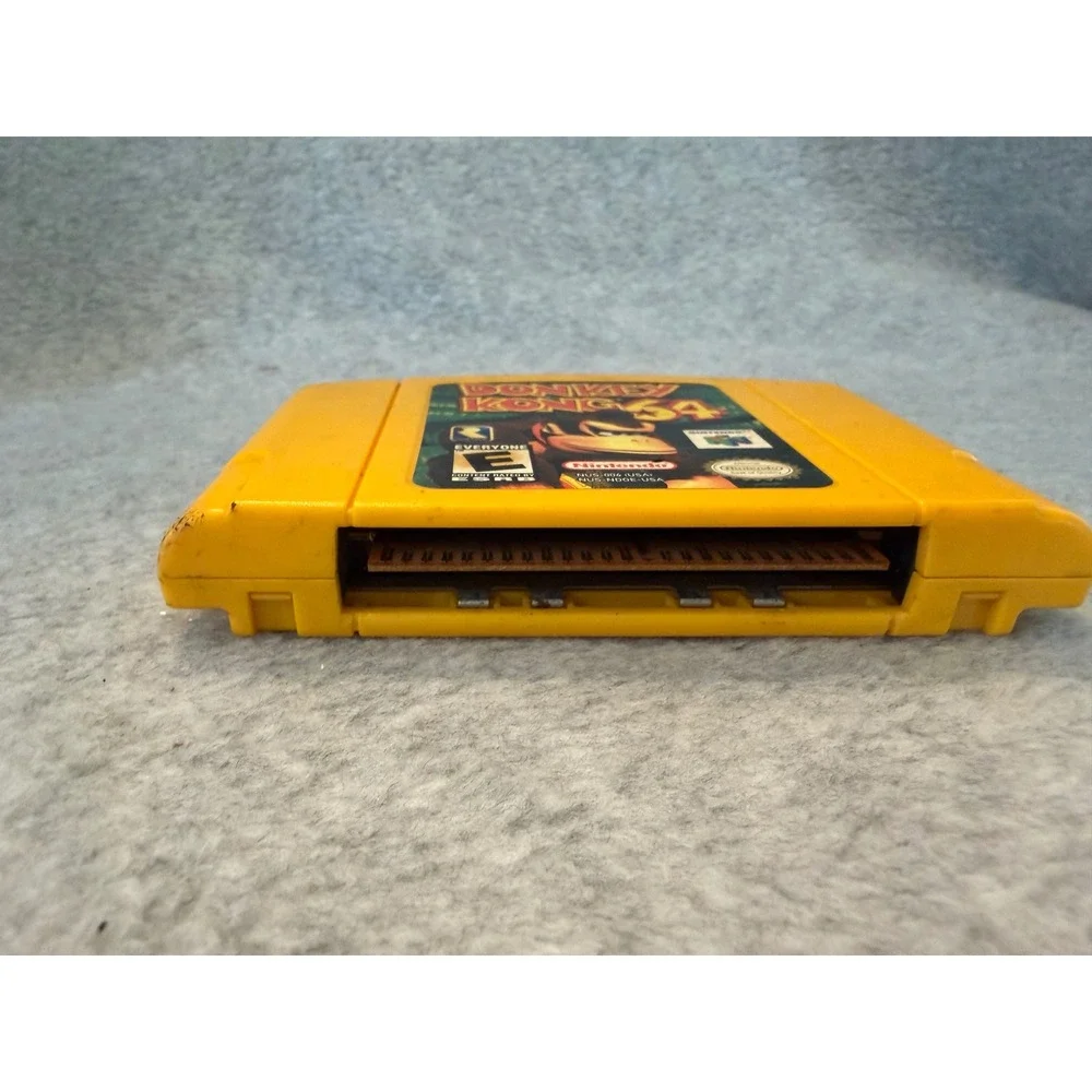 Nintendo 64 Donkey Kong 64 N64 Video Game Yellow Cartridge Rare NUS-006 USA